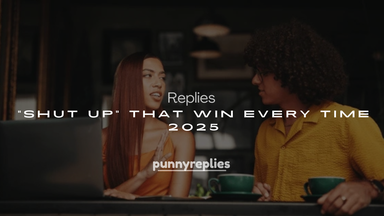 250+ Savage Replies to Shut Up That Win Every Time 2025