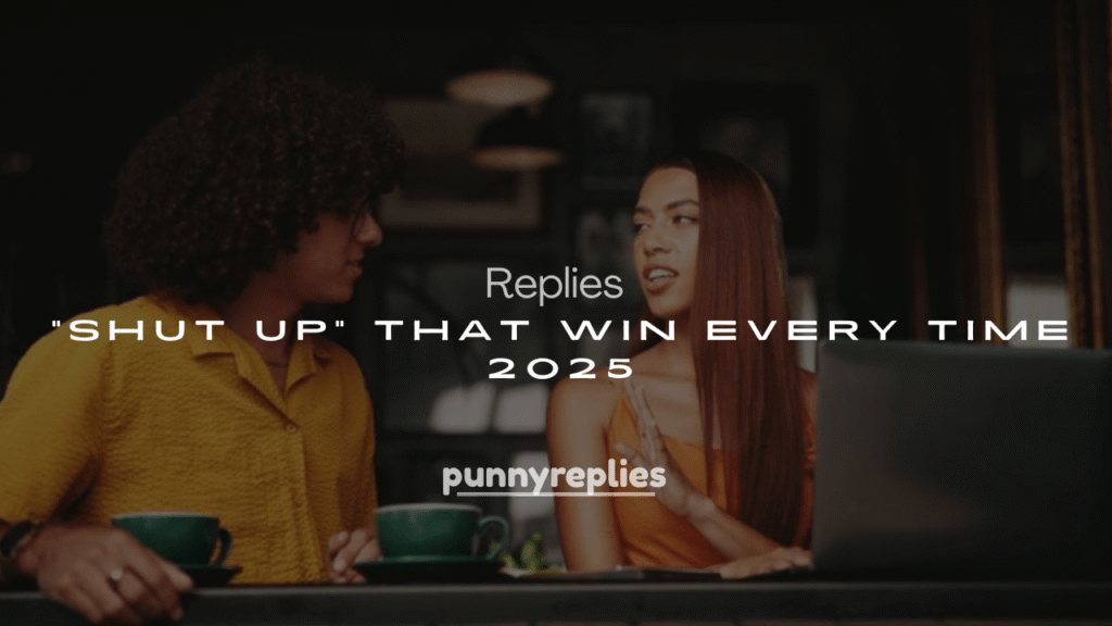 250+ Savage Replies to Shut Up That Win Every Time 2025