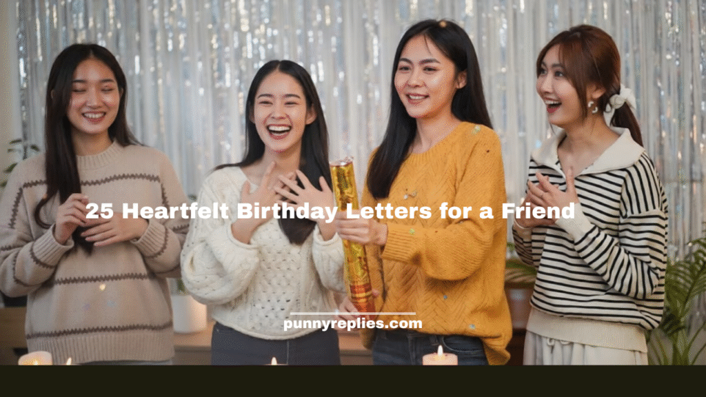  Birthday Letters for a Friend