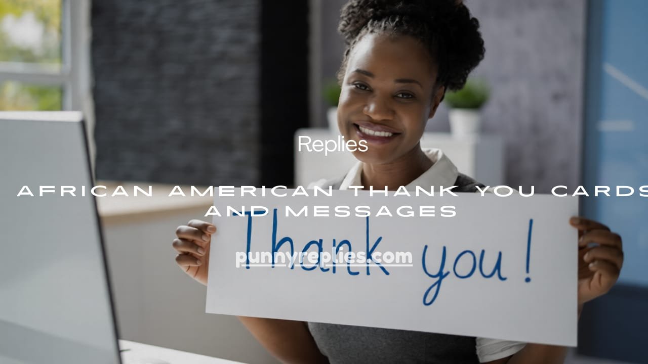 African American Thank You Card