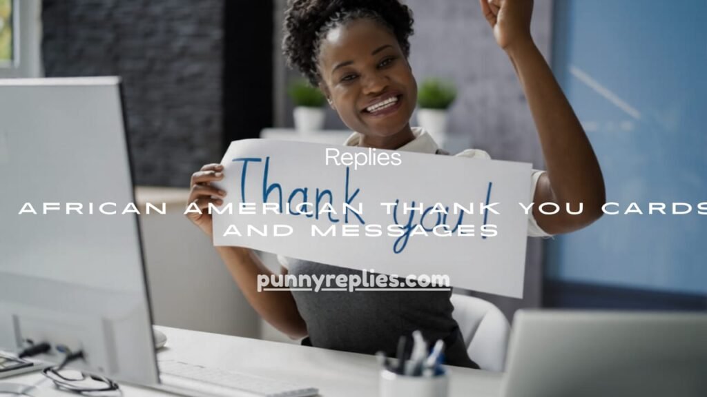 African American Thank You Card