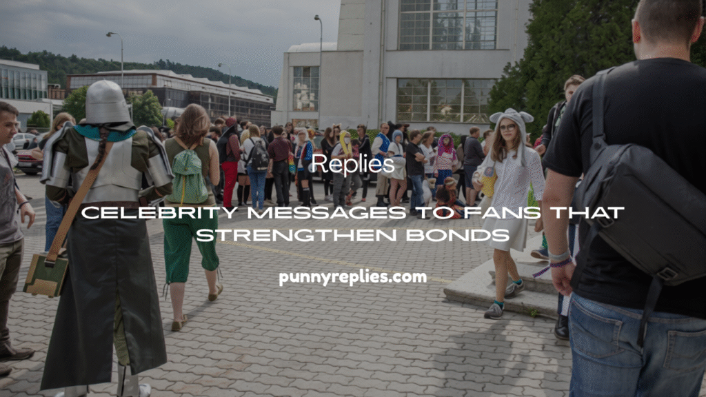 Celebrity Messages to Fans