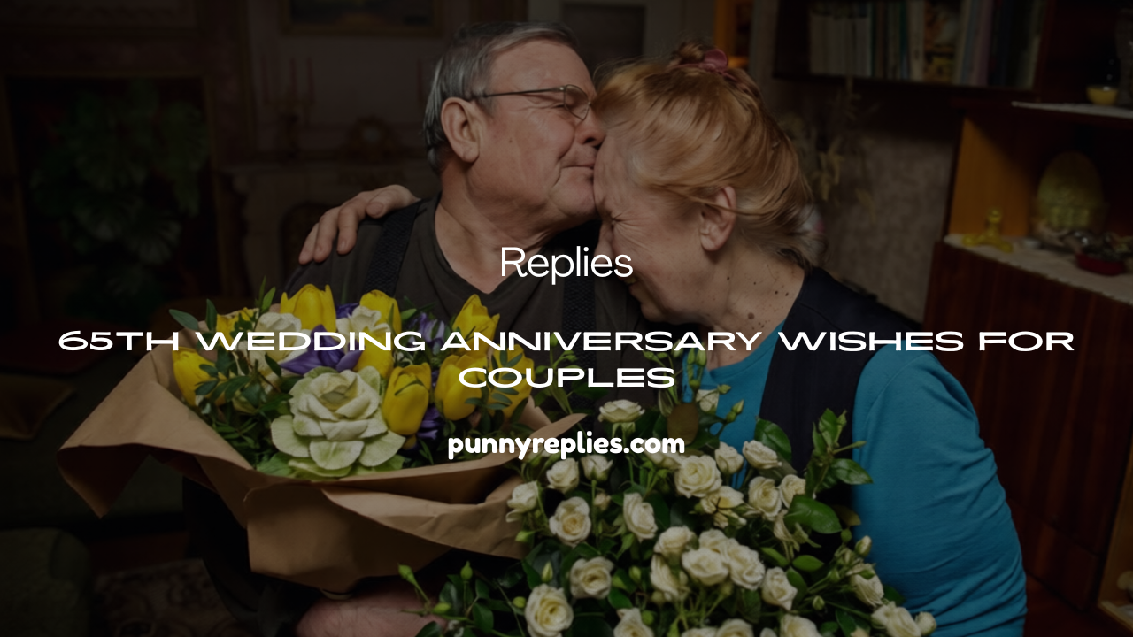 65th Wedding Anniversary Wishes