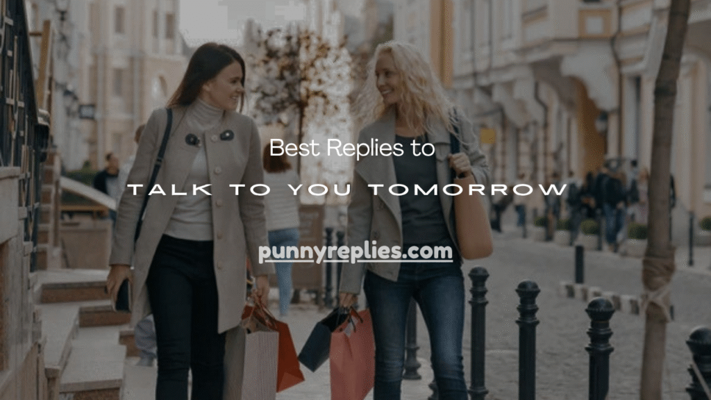 talk to You Tomorrow