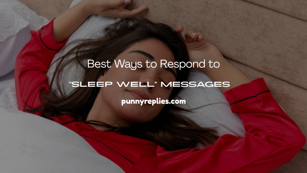 “Sleep Well” Messages