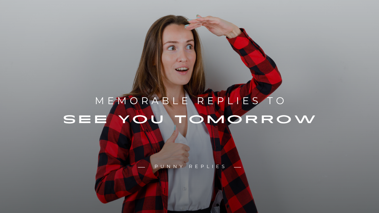 See You Tomorrow